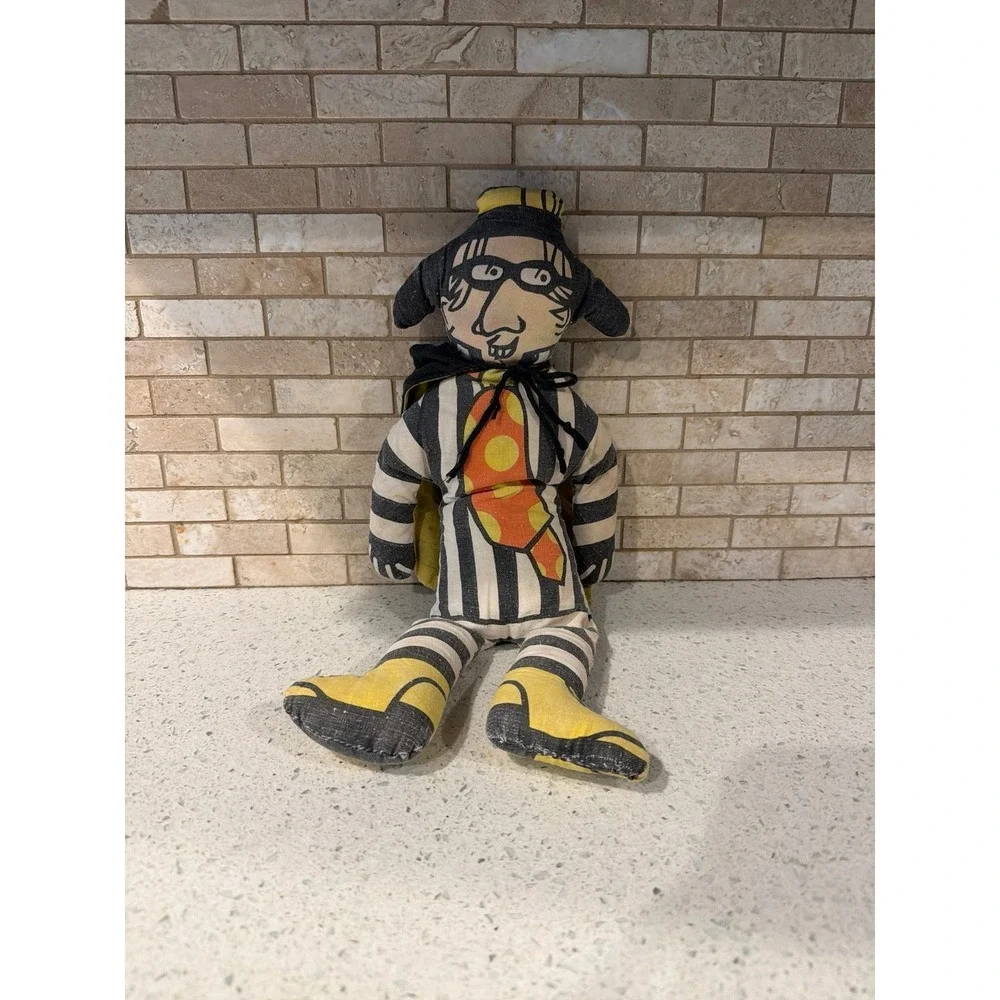 Vintage McDonalds Hamburglar Plush‎ Doll